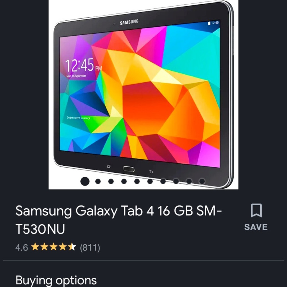 Samsung tablet! Excellent used condition
